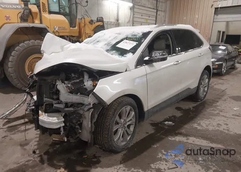 2019 Ford Edge Titanium z USA, uszkodzony, nr VIN 2FMPK4K94KBB84903
